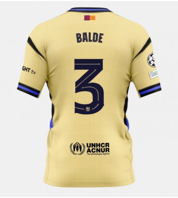 Barcelona Alejandro Balde #3 Bortatröja 2025-26 Kortärmad Barcelona Alejandro Balde #3 Bortatröja 2025-26 Kortärmad